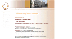 Desktop Screenshot of hautaerztin-herges.de